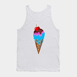 Cute Ice Cream Cone Tank Top